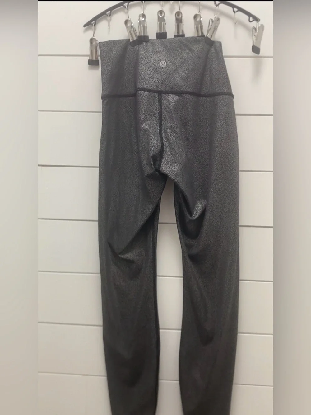 lululemon athletica Metallic Charcoal High-Rise Leggings